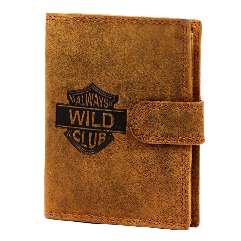 Herren Echtleder Geldbörse Always Wild AW-N4L-GHD