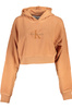 CALVIN KLEIN WOMEN&#39;S ZIPLESS SWEATSHIRT ORANGE