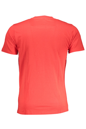 CAVALLI CLASS HERREN-KURZARM-T-SHIRT ROT