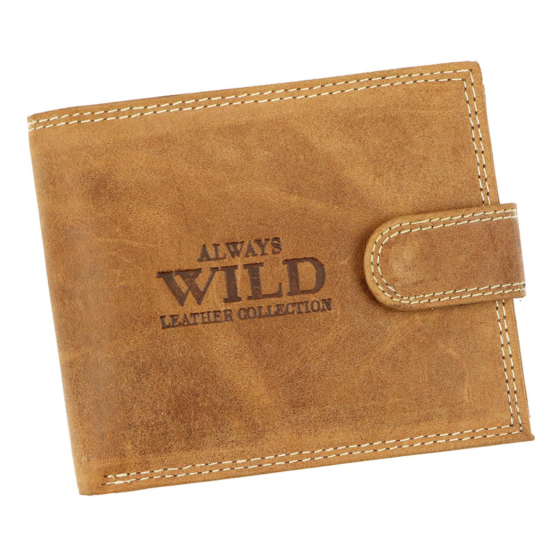 Men's genuine leather wallet Wild N992-P-CHM RFID