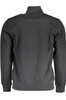 LA MARTINA MEN&#39;S BLACK ZIPPED SWEATSHIRT