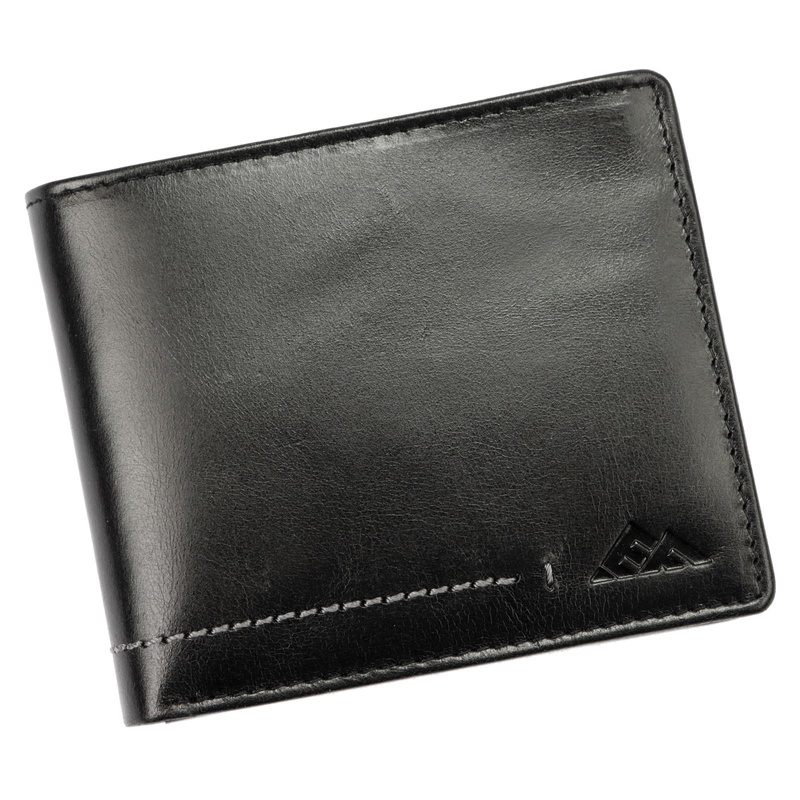 Compact Leather Men's Wallet EL FORREST RFID