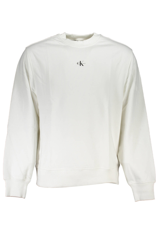 CALVIN KLEIN WEISS HERREN SWEATSHIRT OHNE REISSVERSCHLUSS