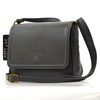 Leather women's classic elegant messenger bag