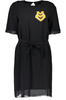 LOVE MOSCHINO KURZES KLEID DAMEN SCHWARZ