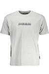 NAPAPIJRI T-SHIRT SHORT SLEEVE MAN GRAY