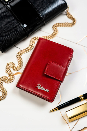 Women's Leather Wallet and Keychain Set Peterson