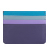 Credit card holder multicolor by DUDU made in soft calfskin Nappa leather with 6 pockets. Ultra slim design, only 4 mm, and unique lightness