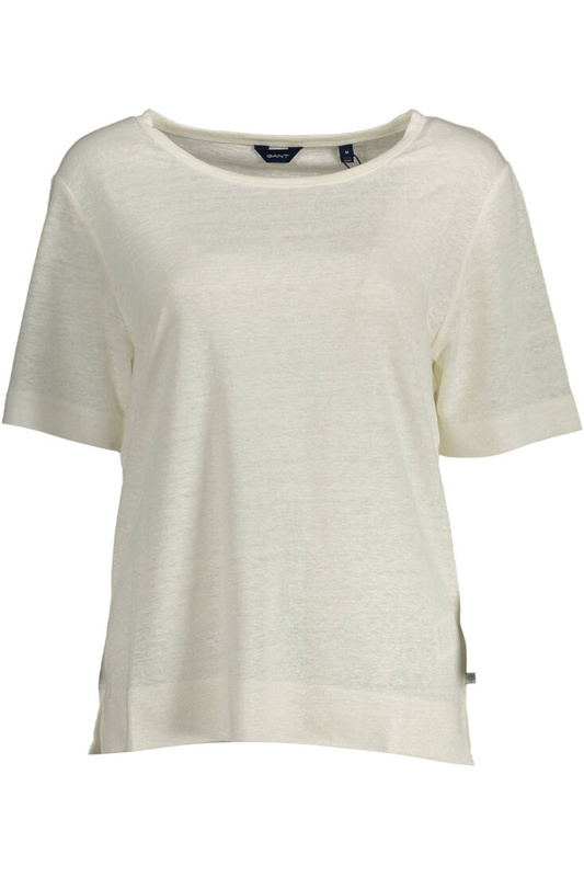 GANT WOMEN&#39;S SHORT SLEEVE T-SHIRT WHITE