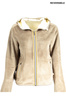 K-WAY BEIGE WOMEN&#39;S ZIP SWEATSHIRT