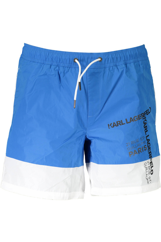 KARL LAGERFELD BEACHWEAR SWIMSUIT PART UNDER MAN BLUE