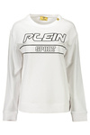 PLEIN SPORT SWEATSHIRT WITHOUT ZIP WOMAN WHITE