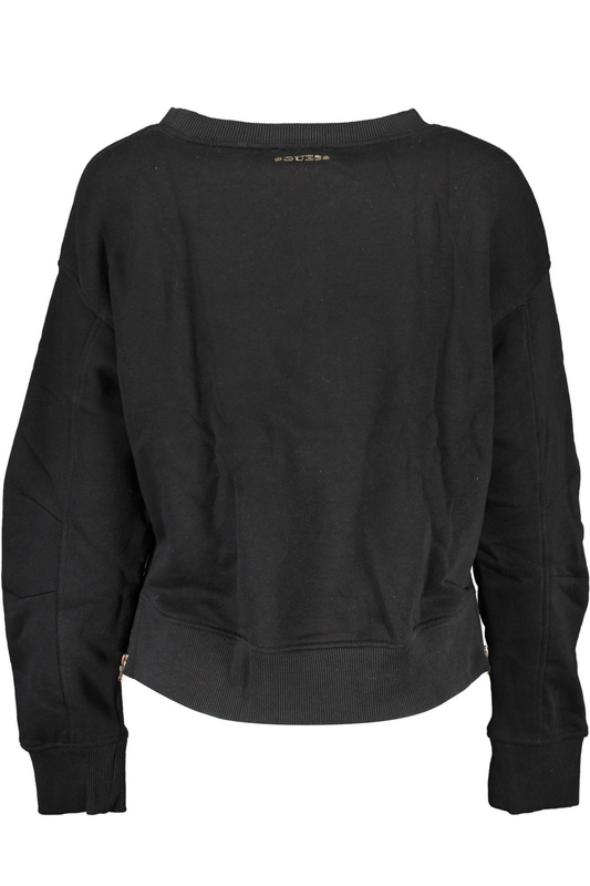 GUESS JEANS SWEATSHIRT WITHOUT ZIP WOMAN BLACK