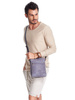 Leather city bag, messenger for men, Always Wild