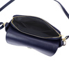 Leather elegant women's crossbody messenger bag