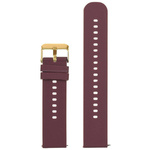 U27 rubber watch strap - purple/gold - 22mm