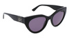 SUNGLASSES KARL LAGERFELD WOMEN KL6047S-001 (Szkło/Zausznik/Mostek) 52/19/140 mm)