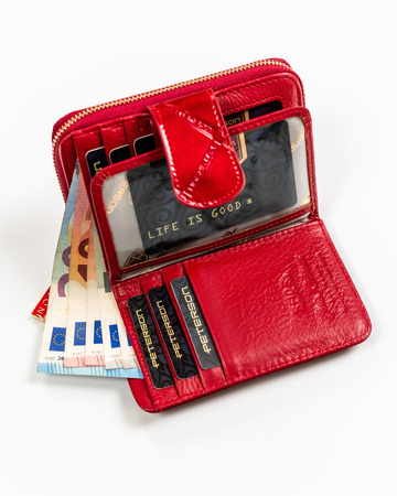 Leather wallet RFID PETERSON PTN 76115-PLT