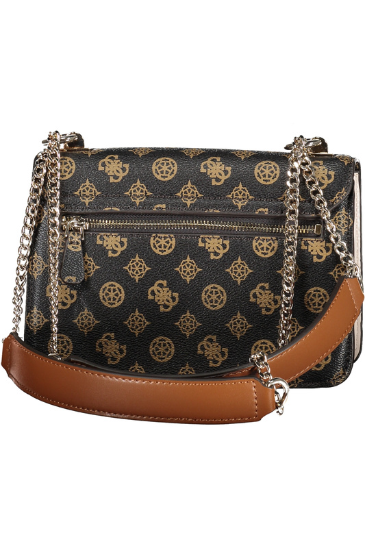 GUESS JEANS WOMEN&#39;S BAG BROWN