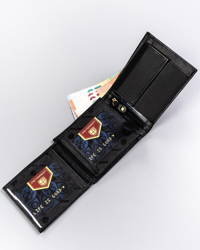 Men's genuine leather wallet Peterson PTN 309K