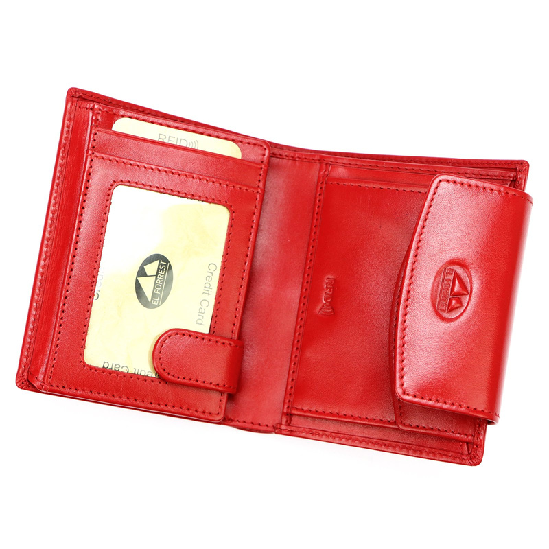 Women's genuine leather wallet EL FORREST 727-67 RFID