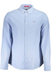 TOMMY HILFIGER MEN'S BLUE LONG SLEEVE SHIRT