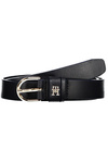 TOMMY HILFIGER WOMEN&#39;S BLUE LEATHER BELT