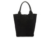 Large leather bag large A4 bag with sachet Black L82