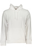 HUGO BOSS MEN&#39;S WHITE ZIPLESS SWEATSHIRT