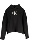 CALVIN KLEIN SWEATSHIRT WITHOUT ZIP WOMAN BLACK