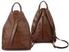 Spacious stylish leather shoulder bag and purse