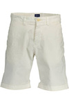 GANT MEN&#39;S WHITE BERMUDA TROUSERS