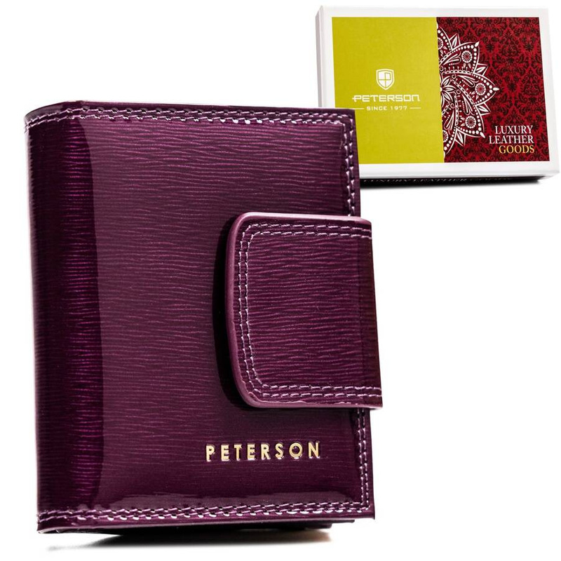 Women's genuine leather wallet Peterson PTN 42329-SBR