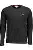 US POLO T-SHIRT LONG SLEEVE MAN BLACK