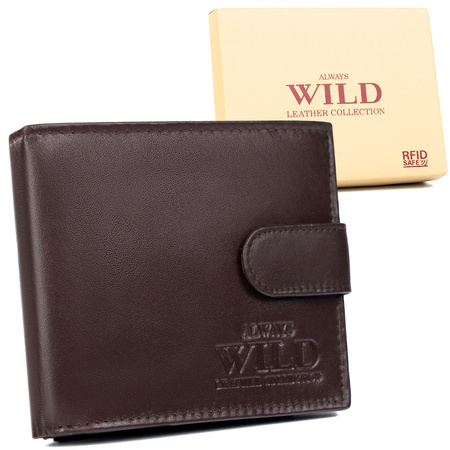 Men's genuine leather wallet Wild N992L-P-SCR