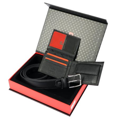 Men's genuine leather gift set Pierre Cardin ZG-101-BR