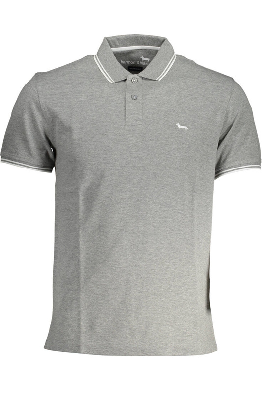 HARMONT&BLAINE POLO SHORT SLEEVE MAN GRAY