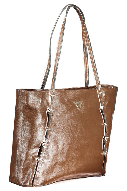 GUESS JEANS WOMEN&#39;S BAG BROWN