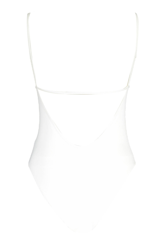 KARL LAGERFELD BEACHWEAR WOMEN&#39;S SWIMSUIT WHITE