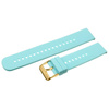 U27 rubber watch strap - blue/gold - 18mm