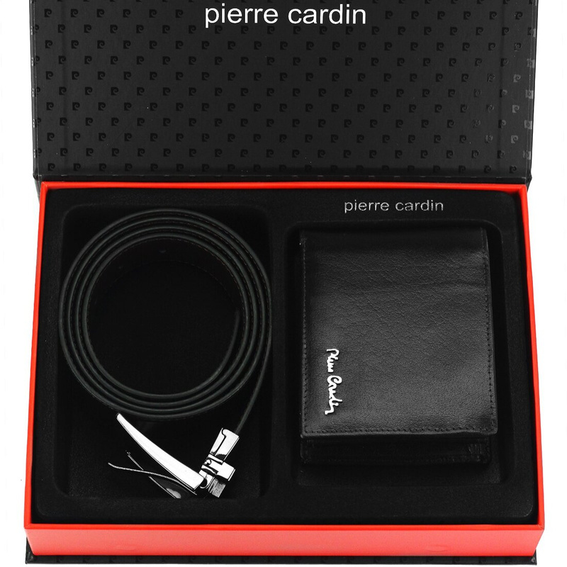 Men's genuine leather gift set Pierre Cardin ZG-124-BR