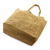 Leather suede women's shopper bag by Patrizia