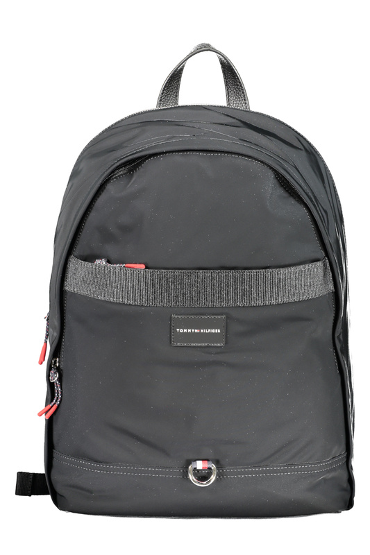 TOMMY HILFIGER MEN&#39;S BLACK BACKPACK