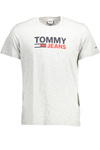 TOMMY HILFIGER MEN&#39;S SHORT SLEEVE T-SHIRT GRAY