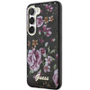 Guess GUHCS23MHCFWSK S23+ S916 czarny/black hardcase Flower Collection