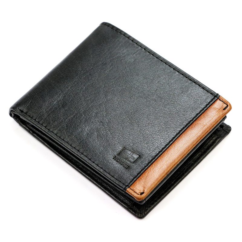 Practical stylish leather men's wallet Nordee