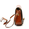 Elegant leather women's crossbody bag