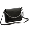 Women's Urban Leather Messenger Bag with Chain