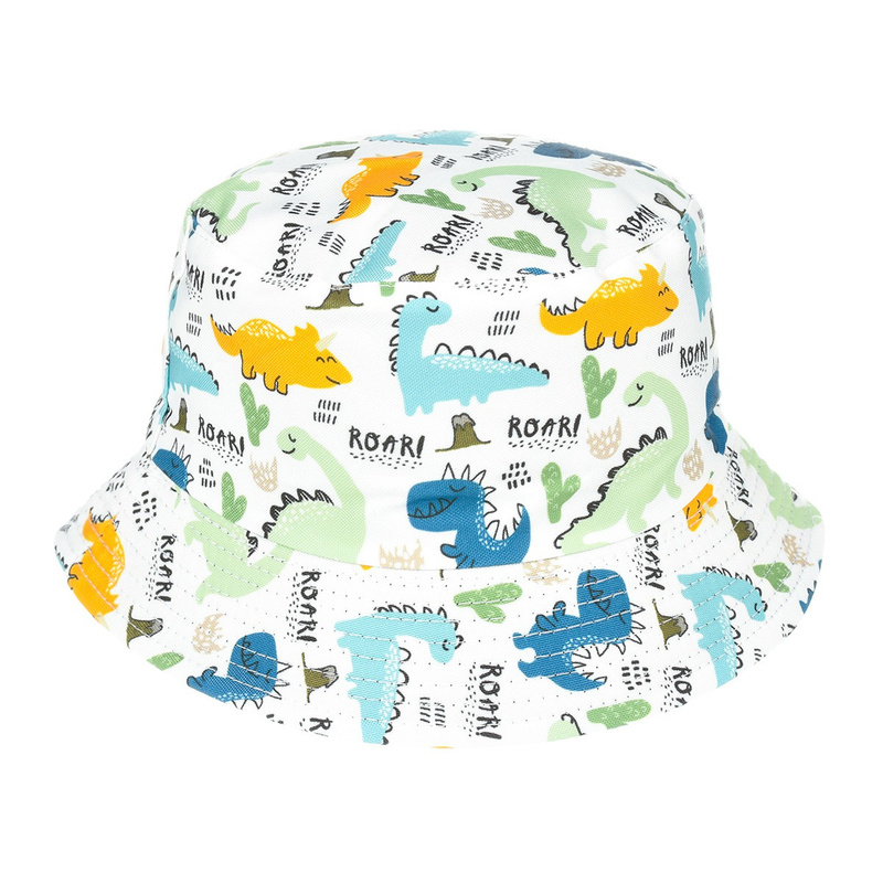 Children's double-sided bucket hat dinosaurs kap-md-4