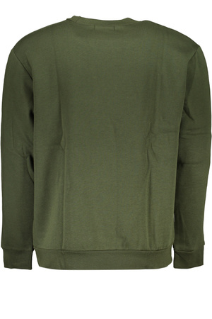 CAVALLI CLASS GRÜNES HERREN-SWEATSHIRT MIT REISSVERSCHLUSS